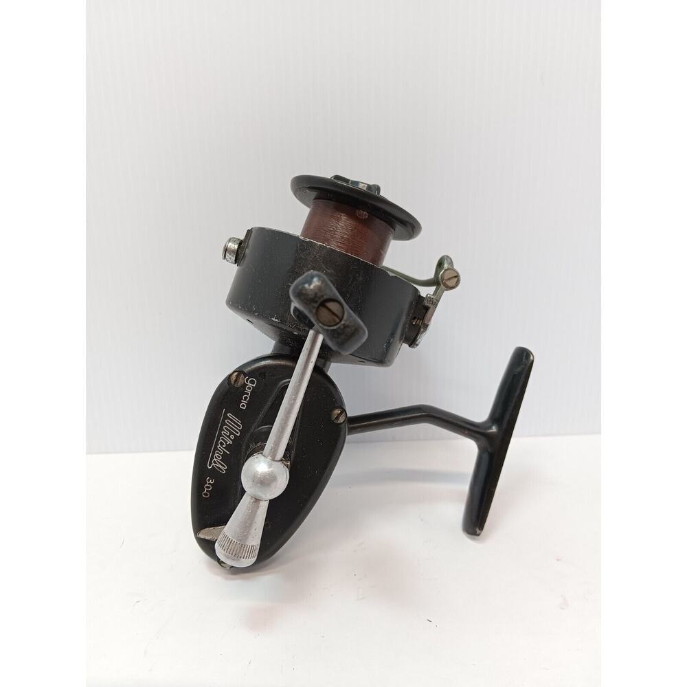 Vintage Garcia Mitchell 300 Spinning Fishing Reel Excellent Smooth Reel